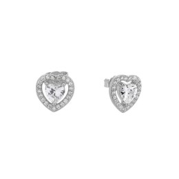 ασημένια γυναικεία καρφωτά σκουλαρίκια καρδιά SK21200333