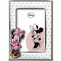 ασημένια παιδική κορνίζα Disney Minnie Mouse VL-D299-4LRA