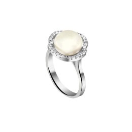 ασημένιο γυναικείο δαχτυλίδι μαργαριτάρι D21200237