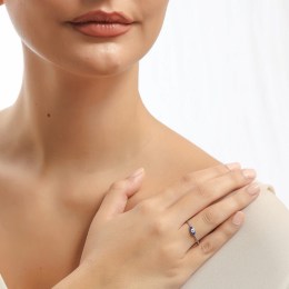 δαχτυλίδι ασημένιο γυναικείο μπλε ματάκι D21200015(a)