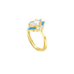 δαχτυλίδι γυναικείο κίτρινο χρυσό ρόμβος D11101011