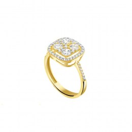 δαχτυλίδι γυναικείο κίτρινο χρυσό ζιργκόν D11100902