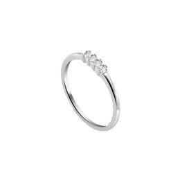 γυναικείο ασημένιο δαχτυλίδι μισόβερο D21200163