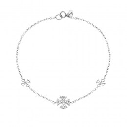 γυναικείο λευκόχρυσο βραχιόλι σταυρούς BR11200368
