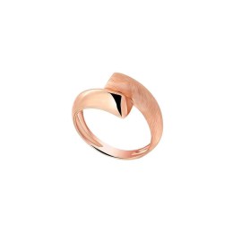 γυναικείο ροζ χρυσό δαχτυλίδι λουστρέ ματ D11300797