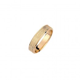 κίτρινη χρυσή βέρα γάμου διαμαντάρισμα BE1310614