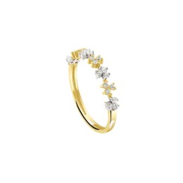 κίτρινο χρυσό γυναικείο δαχτυλίδι ζιργκόν D11400873