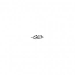 λευκόχρυσο γυναικείο σετ κοσμημάτων δάκρυ SE11200008(c)