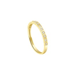 μισόβερο κίτρινο χρυσό δαχτυλίδι ζιργκόν D11100952