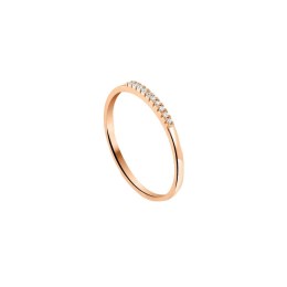 μισόβερο ροζ ασημένιο δαχτυλίδι ζιργκόν D21300120