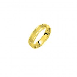 βέρα γάμου κίτρινη χρυσή ζιργκόν BE1310712P